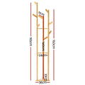 Artiss Clothes Rack 9 Hooks Bamboo Airer Coat Stand