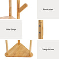 Artiss Clothes Rack 9 Hooks Bamboo Airer Coat Stand