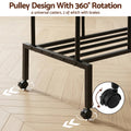 Artiss Double Rod Clothes Rack Coat Stand Hanger Storage Shelf 80cm