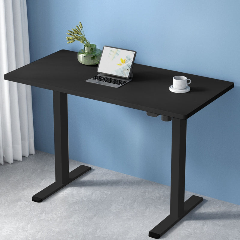 Artiss Electric Standing Desk 140cm Black Motorised