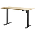 Artiss Electric Standing Desk 120cm White Oak Motorised