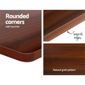 Artiss Electric Standing Desk 120cm Walnut Motorised
