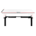 Artiss Electric Standing Desk 120cm White Motorised