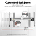 Artiss Electric Standing Desk Frame Grey 70kg Load Adjustable