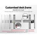 Artiss Motorised Standing Desk 120CM Walnut Electric