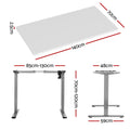 Artiss Electric Standing Desk 140cm White Motorised