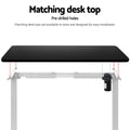 Artiss Electric Standing Desk Frame Height Adjustable 70kg White