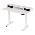 Artiss 120cm Electric Standing Desk w Storage Shelf Drawer