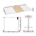 Artiss 120CM Motorised Sit Stand Standing Desk Electric