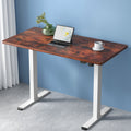 Artiss Electric Standing Desk 120cm Rustic Brown Sit Stand