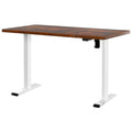 Artiss 140cm Motorised Sit Stand Desk Rustic Brown
