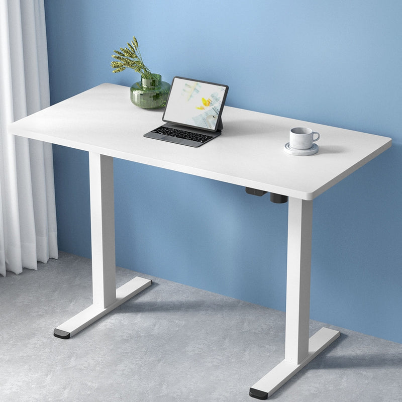 Artiss Electric Sit Stand Desk 140cm White Motorised