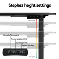 Artiss Dual Motor Standing Desk Frame Motorised Black