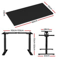 Artiss Standing Desk Motorised Dual Motor 140cm Black