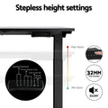 Artiss Standing Desk Motorised Dual Motor 140cm Black