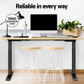 Artiss Electric Standing Desk Dual Motor 140cm White Oak