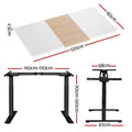 Artiss Standing Desk Electric Dual Motor 120cm Motorised