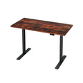 Artiss Standing Desk Motorised Dual Motor Rustic Brown 120cm