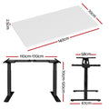 Artiss Standing Desk Motorised Dual Motor 140cm White