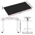 Artiss Electric Standing Desk 140cm Dual Motor Black