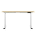 Artiss Standing Desk Motorised 140cm Dual Motor White Oak