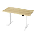 Artiss Standing Desk Motorised 140cm Dual Motor White Oak