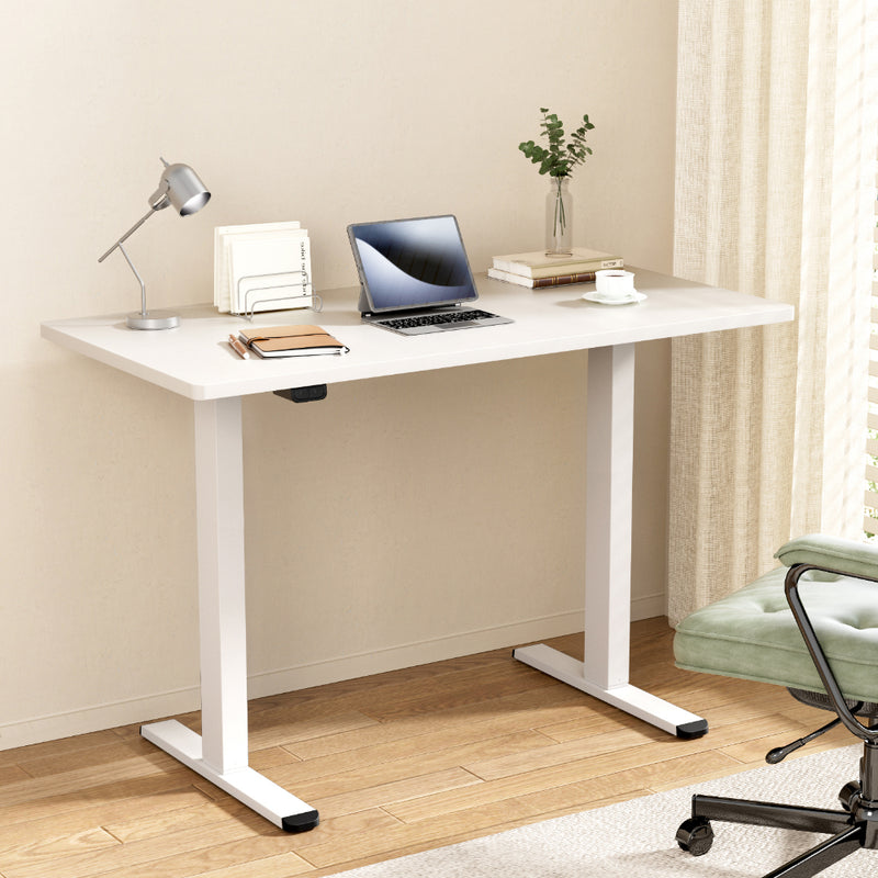 Artiss Standing Desk Motorised Dual Motor 120cm White