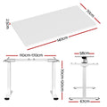 Artiss Electric Standing Desk Dual Motor 140cm White
