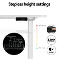 Artiss Electric Standing Desk Dual Motor 140cm White