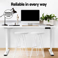 Artiss Electric Standing Desk Dual Motor 140cm White