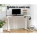 Artiss Motorised Standing Desk 140cm White Gaming