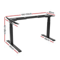 Artiss L-Shape Motorised Standing Desk Frame