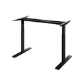 Artiss Dual Motor Standing Desk Frame 125kg Black Adjustable