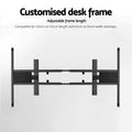 Artiss Dual Motor Standing Desk Frame 125kg Black Adjustable