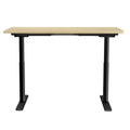 Artiss Electric Standing Desk Dual Motor 120cm White Oak