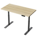 Artiss Electric Standing Desk Dual Motor 120cm White Oak