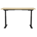 Artiss Electric Standing Desk Dual Motor 140cm White Oak