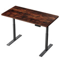 Artiss Electric Standing Desk Dual Motor 120cm Rustic Brown