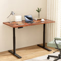 Artiss Electric Standing Desk Dual Motor 140cm Rustic Brown