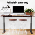 Artiss Electric Standing Desk Dual Motor 140cm Walnut