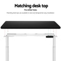 Artiss Dual Motor Standing Desk Frame 125KG White Adjustable