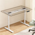 Artiss Dual Motor Standing Desk Frame 125KG White Adjustable