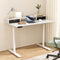 Artiss Electric Standing Desk 120cm White Storage Shelf