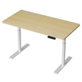 Artiss 120cm Electric Standing Desk Dual Motor White Oak