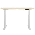 Artiss 140CM Electric Standing Desk Dual Motor White Oak