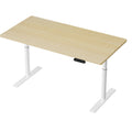 Artiss 140CM Electric Standing Desk Dual Motor White Oak