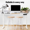 Artiss Electric Standing Desk Dual Motor 120cm White Pine
