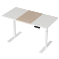 Artiss Electric Standing Desk Dual Motor 120cm White Pine