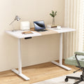 Artiss Electric Standing Desk Dual Motor 140cm White Pine