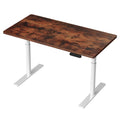 Artiss 120cm Electric Standing Desk Dual Motor Rustic Brown